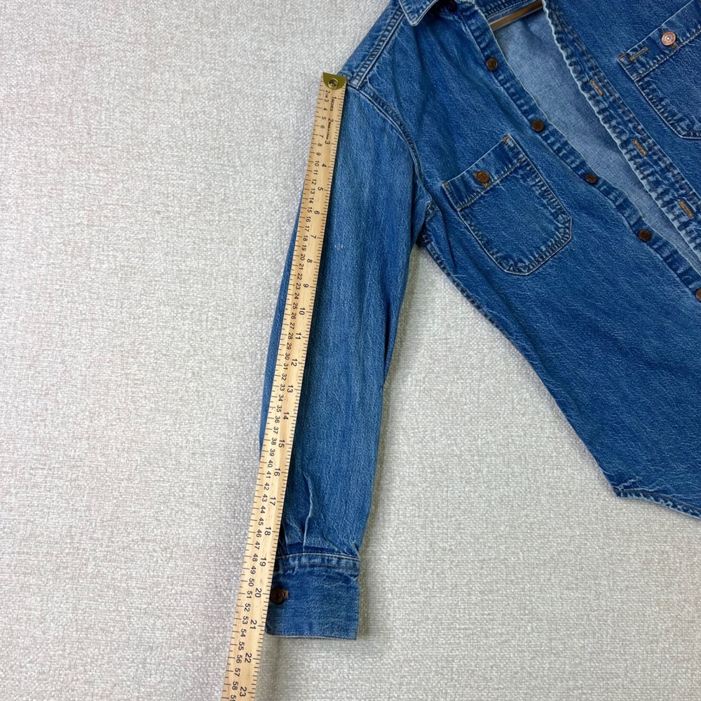 Ralph Lauren Blue Denim Button-Down Shirt - Picture 7 of 7